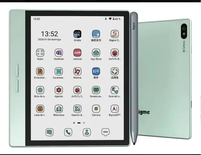 BIGME B7, leitor digital, Tablet E-Ink Colorido