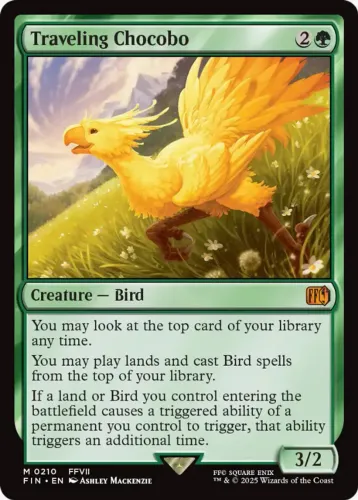 Chocobo Viajante / Traveling Chocobo - Magic: The Gathering