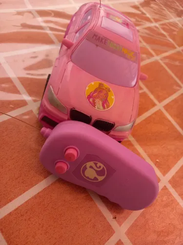 Carrinho da barbie de controle remoto