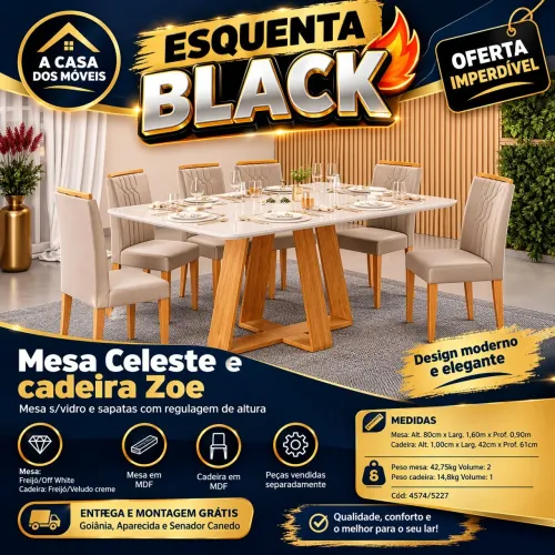 Mesa de jantar Celeste