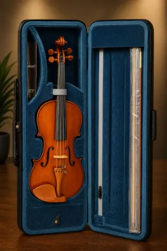 Violino Eagle Ve 441 4/4 Marrom-escuro Acabamento Brilhante