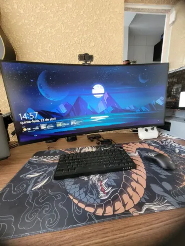 Monitor 34 QHD LG Curvo Widescreen