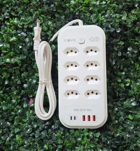 Filtro de Linha com 8 Entradas + 3 USB + 2 Tipo-C