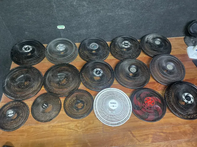 Lote de peças de ventilador