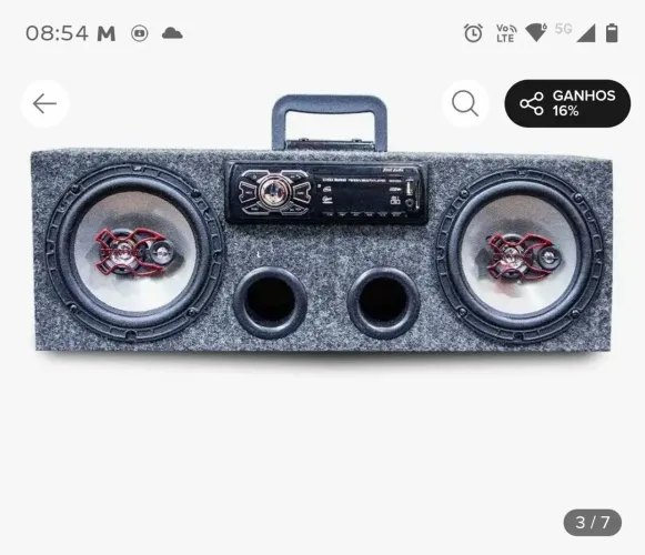 Caixa residencial rádio Bluetooth e par de alto falante de 6 da bravox