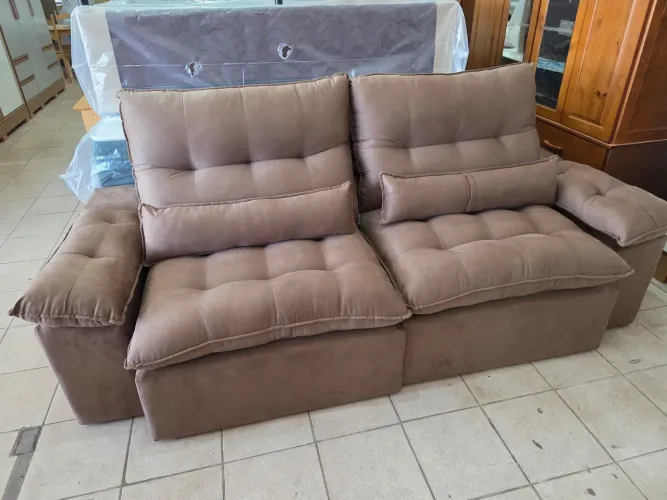 Sofa retrátil reclináveis novo