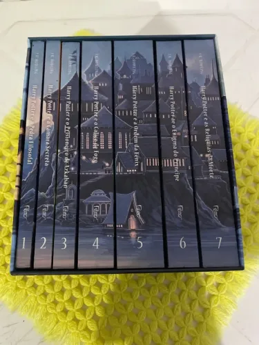Box de livros Harry Potter - Scholastic Castelo (caixa azul)