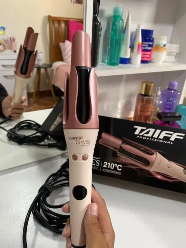 Modelador De Cachos Automático Taiff Curves Rose Bivolt 210°c