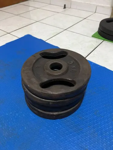 4 anilhas de 5kg