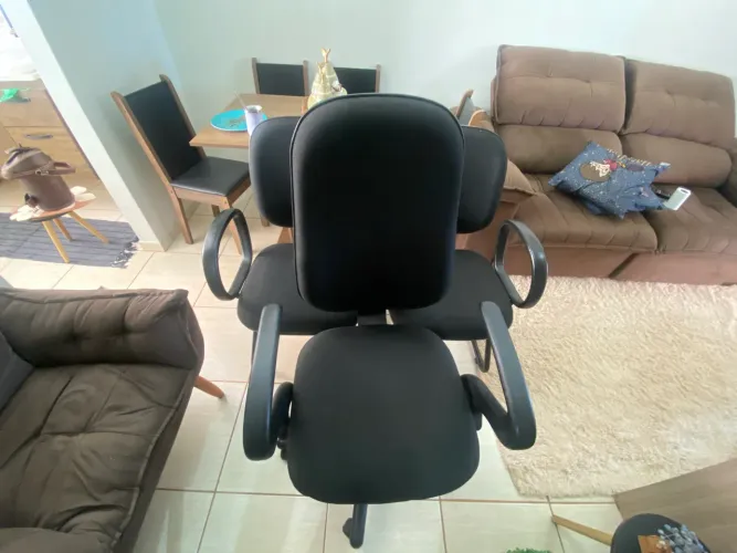 Conjunto cadeiras escritório 