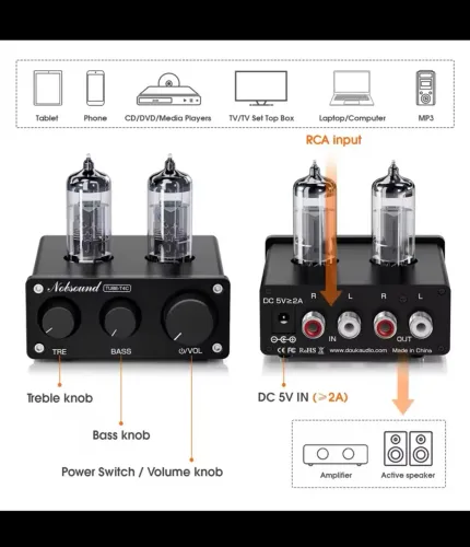 TUBE-T4C Mini pré-amplificador