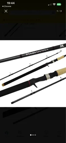 Vara Maruri 2,43m 40-80lb P/ Carretilha + carretilha titan gto 6000 shil marine sports
