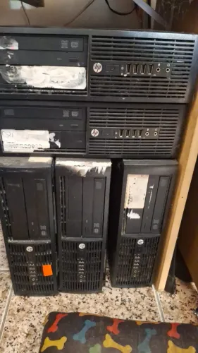 Lote 5 computadores hp compac pro