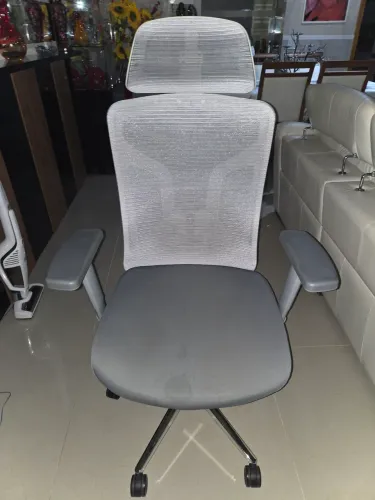 Cadeira ergonomica dr Office pro cinza