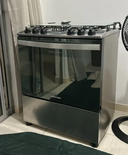 Fogão Brastemp 5 bocas inox