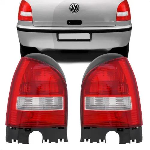Lanterna Traseira VW Gol G3 1999 A 2005 Bicolor