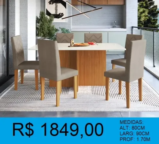 Mesa de jantar de qualidade