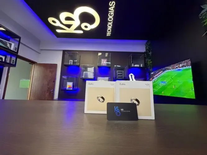 Oura Ring 5 - Dourado - Tamanho 6  - NOVO- BH SAVASSI