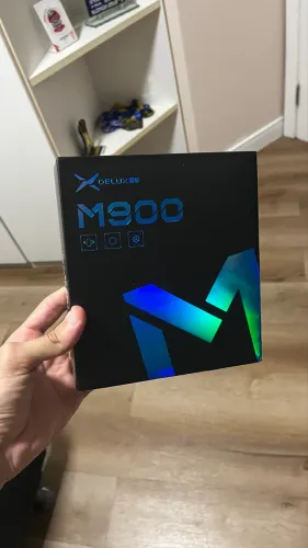 Mouse delux m900 pro, sensor PAW3395, 8k de polling rate 