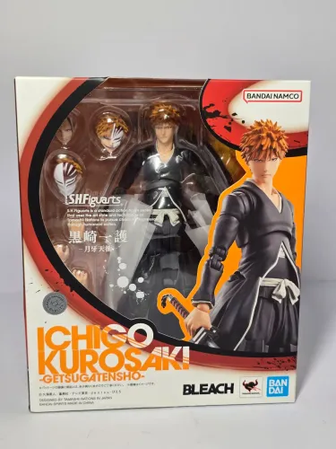 Bleach Ichigo Kurosaki Getsugatensho Shfiguarts original lacrado