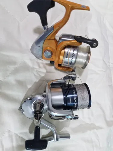 MOLINETES SHIMANO NEXAVE FI C5.000 E SHIMANO SONORA 4000FB