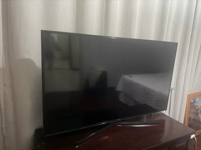 Smart tv 55 polegadas Samsung 4K.