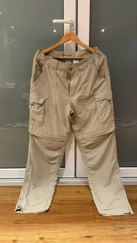 calça columbia titanium, tamanho 44, bege
