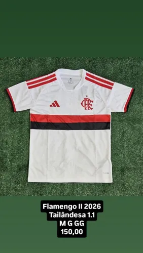 Nova Camisa do Flamengo II Branca