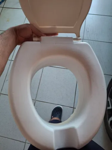 Assento sanitário elevado ALMOF 13,5cm C/Tampa