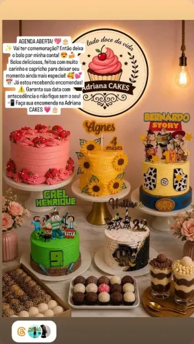 Bolos Personalizados para Festas e Aniversários em Palmas