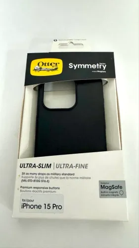 Capa Iphone 15 Pro Otterbox Symmetry preto Original