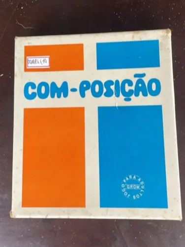 *COMPLETO* Com-posição da Grow - Jogo vintage de tabuleiro