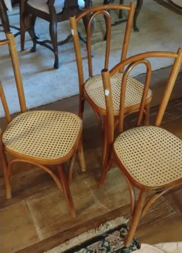 thonet cadeiras madeira assinadas 