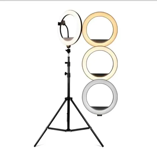 Iluminador ring ligth com tripé 2 metros