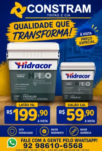 Tinta PISO Diversas cores