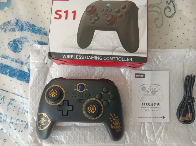 Controle zelda nintendo switch e celular novo
