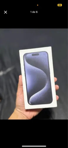 iPhone 15 pro 128gb caixa e nf 