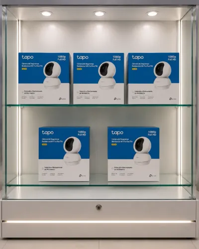 Kit 5 Câmeras De Segurança Tapo C200 TP Link - Nobas/ Nas Caixas