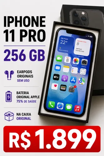 iPhone 11 Pro 256GB Space Gray | Muito Conservado | Completo