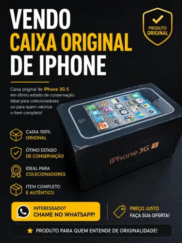 VENDO caixa original de iPhone conservada 
