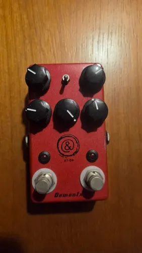 Pedal de efeito de guitarra Demonfx AT-DS Efeito Overdrive com True Bypas