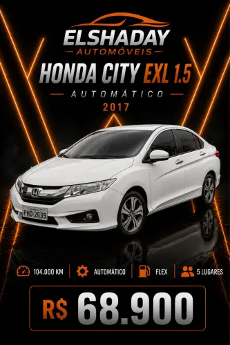 Honda City Sedan LX 1.5 Flex 16V 4P Aut. 2017