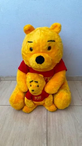 Urso de Pelúcia Puff Grande (Pouco Usado)