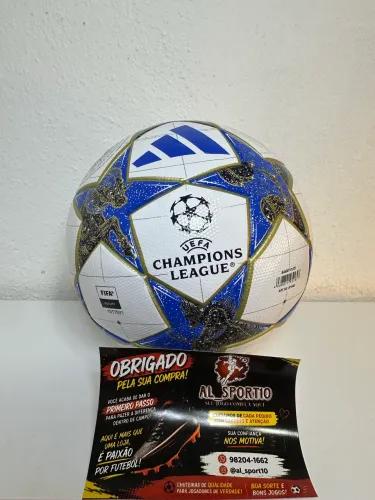 Bola de futebol champions league profissional fifa selo