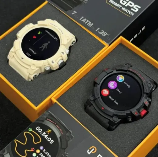 SmartWatch Prova D'Água com pulseira de silicone gpd e diversas funções G01