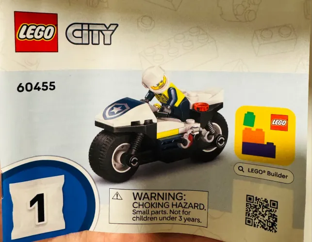 Lego moto policia