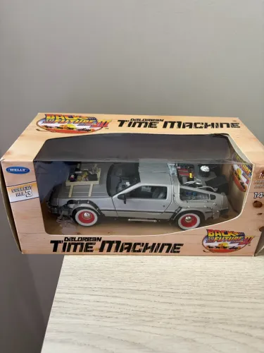 Miniatura Carrinho De Volta Para O Futuro 3 Delorean 1/24