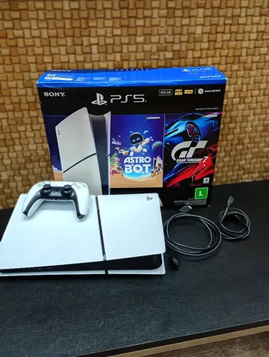 PS5 SLIM MÍDIA DIGITAL USADO POQUISIMAS VEZES 
