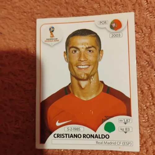 Figurinha cristiano Ronaldo 2018