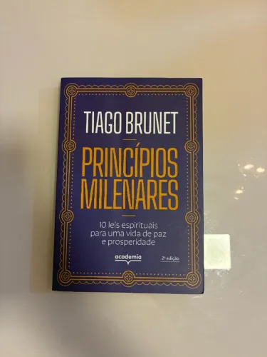 Princípios Milenares - Tiago Brunet - Usado
